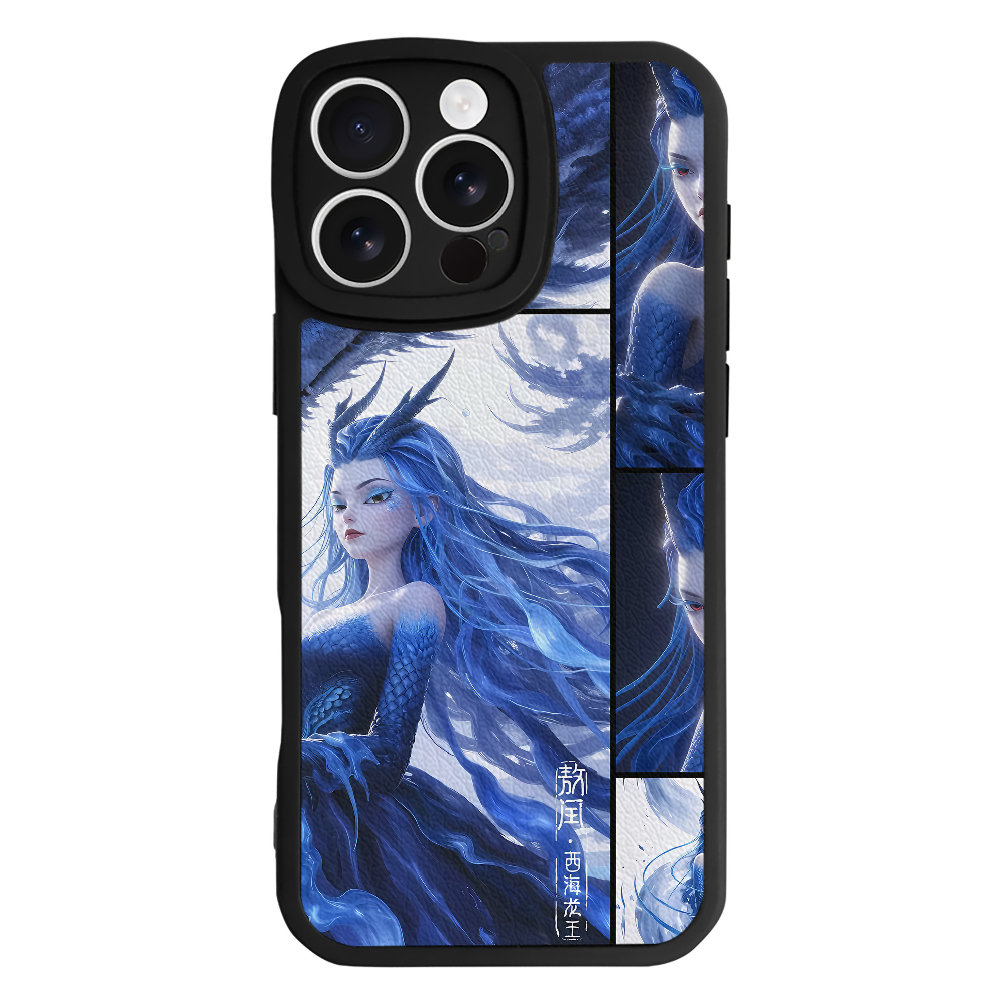 （画像用） Ne Zha 2 ナタ 魔童の大暴れ 【iPhone 16シリーズ対応】シリコンスマホケース（レザー調） 材質：シリコン